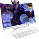 27 inch All-in-One Desktop Computer Curved FHD Display, All-in-One PC 16GB DDR3 512GB ROM SSD Core i7 7700HQ Bluetooth 5.0 Dual Band WiFi with Mouse and Wired Keyboard
