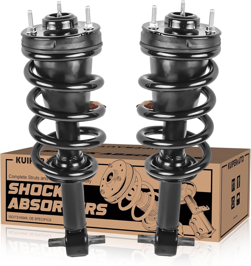 KUIPERAUTO 2PCS Front Left and Right Struts Shocks Assembly Compatible for 2007-2013 Chevy Silverado/GMC Sierra 1500 189105 139105