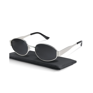 livho 2025 Trendy Oval Sunglasses - Stylish Polarized Shades for Everyday - Retro Metal Frames