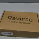 Ravinte 15 Pack 5 Inch Kitchen Square Cabinet Handles Matte Black Drawer Pulls for Cupboard Hardware