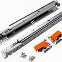 BLUM 21 Inch Drawer Slide, Full Extension, Concealed, Undermount. 563H5330B with 100 Lbs. Weight Capacity and Soft Close for 5/8 inch Thick Drawers (Pair)