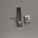 ECHOZONE General Car Anti-Theft Brake Clutch Lock, Heavy Duty Stainless Steel, Portable, Key Lock, Automotive Steering Wheel Locking Device, Silver