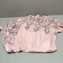 Zeagoo Summer Dress for Women Casual Floral Midi Sundress with Pockets V Neck Pleated Short Sleeve Aline Beach Vacation Dress (Medium, Pink Print-1)