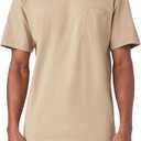 Dickies Men's Short Sleeve Heavyweight Heathered T-Shirt, Size: Large