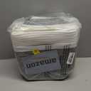 4 Pack Storage Baskets for Organizing, Woven Baskets for Shelves - Perfect for Toys, Books, Towels, and Clothes, Durable Gift Basket Bins Toy Storage, 12.7''Lx9''Wx7.8''H, Black & White