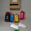 910XL Replacement for HP 910XL Ink Cartridges for HP Printers HP910 HP910XL 910 Ink Work for Office Jet Pro 8010 8010e 8015e 8020 8020e 8022e 8025 8025e 8028e 8030 8035e Black and Color - 4 Pack