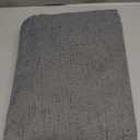 YoungsTex Grey Linen Blackout Curtains for Living Room 84 Inches Long, Thermal Insulated Window Drapes with Grommet Full Room Darkening Energy Saving for Bedroom, 2 Panels, 52 X 84 Inch