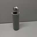 Clear Water Bottle 32 oz BPA Free Glass Drinking Bottle for Juice with Stainless Steel Lid and Neoprene Sleeve (32 ounce, Flourishing Flowers) (33.8 Ounces)