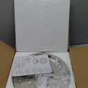 LEONTYNE 12 Inch Mini Chandelier LED Crystal Ceiling Light 2 Layers Flush Mount Ceiling Light Modern Chandeliers Lighting for Bedroom Hallway Staircase Kitchen Bathroom (6000K Cool White)