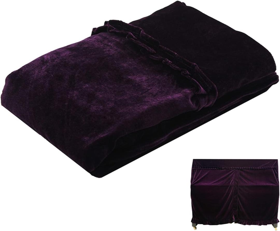 Bnineteenteam 5 Colors Fashionable Upright Full Piano Dust Cover Full Piano Cover()