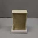 Marble Beige Napkin Holder for Bathroom, Countertop Paper Towel Dispenser for Kitchen, 10"L x 6"W for Multifold, C Fold, Trifold, Z Fold - Disposable Hand Towel Organizer, Guest Towels Holder