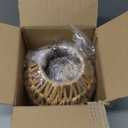 Hanging Lamps Rattan Pendant Light Hanging Lights 16.4ft Plug in Cord Pendant Light Fixture Plug Into Wall Outlet Pendant Lighting with On Off Switch for Bedroom Living (Egg Shade)