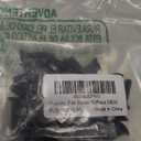 #10-24 x 3/4" Countersunk Flat Head Machine Screws, Full Thread, 304 Stainless Steel Black Finish, 50 PCS