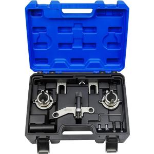 Camshaft Aligning Flywheel Locking Crankshaft Pulley Holding Tool Timing Tool kit compatible with GM Onix Tracker Chevrolet 1.0 12V 3 cylinders 1.2 12V Ecotec Engine replace CR490 with 22mm Socket