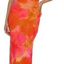 MASCOMODA Spaghetti Strap Long Maxi Dresses for Women 2025 Summer Floral Sexy Bodycon Backless Formal Wedding Guest Dress, XXL