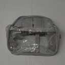 Oraben Clear Backpack for Stadium Events Clear Bag Large Stadium Backpack Waterproof 12x6x12 for Concert Sport Work (Sliver)