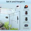 HiTauing Aquarium Heater 25W/50W/100W/200W/300W, Adjustable Knob Fish Tank Heater with Digital Thermometer, Submersible Betta/Turtle Tank Heater for Freshwater and Saltwater Tanks