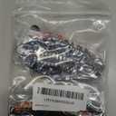 9 Pieces Banana Hair Clip Floral Clincher Hair Claws Bohemia Style Wrapped Cloth Banana Comb Clips Fish Shape Grips Clamp Accessories for Women Girls(4.3 x 2 Inch)