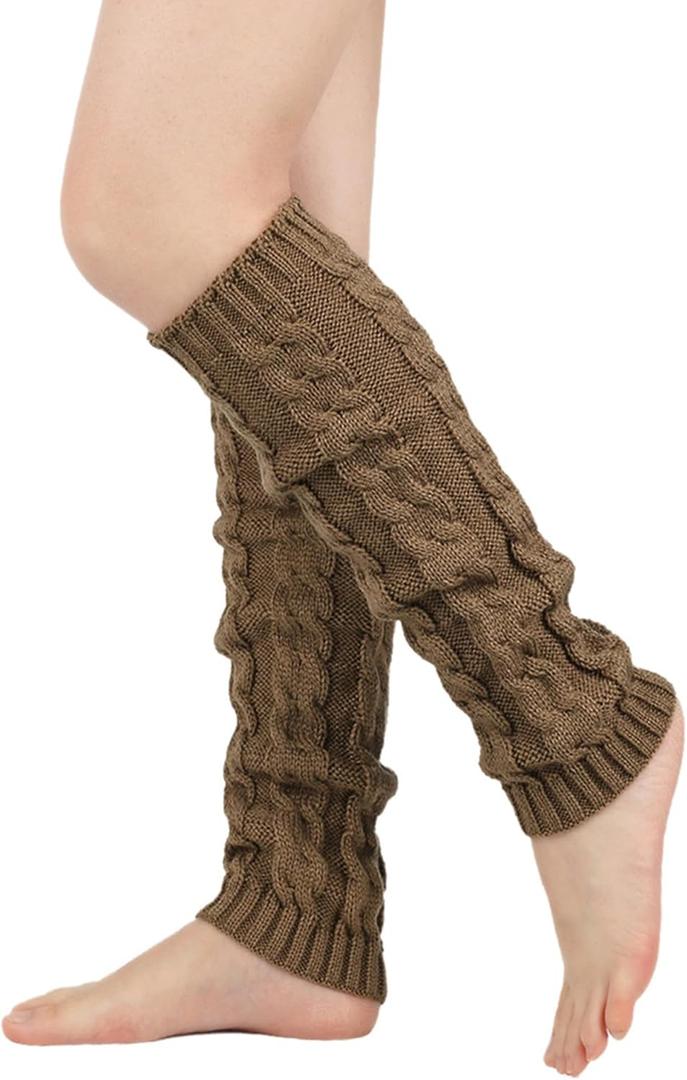 Women's Arm Warmers Fairy Fingerless Punk Goth Emo Gloves with Leg Warmers Solid Rib Knit Long Sock Y2K Accessories