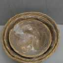 Ufrount Seagrass Planter Basket Stylish Planter Baskets for Indoor and Outdoor Plants Perfect for Flower Pots Cover and Room Decoration, Set of 3