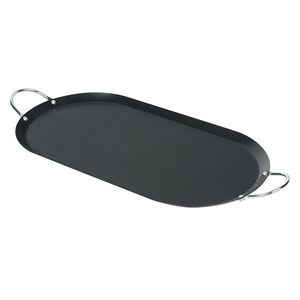 InFuse Met Lux 15.75 x 7.75 Inch Double Burner Griddle