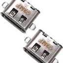 2 x Replacement Type-C USB Charging Port DC Power Jack for Lenovo Thinkpad Laptop T480 T485 T580 A480 A485 L480 L580 L590