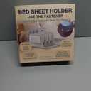 Bed Sheet Holders for Corners - Snap-Lock Sheet Lock for Fitted Sheets, Sheet Holders Keep Sheets Firm & Tight - Durable ABS Mattress Sheet Holder, Easy No-Lift Install, Fits 3"+ Mattresses (Set of 4)