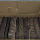 10 Pack Wood Decorative Bowls Long Heavy Handmade Carved Key Bowl for Entryway Table Home Decor Rustic Boho Decor Bowls for Candle Making Potpourri Catch (9.4" x 5.5" x 1.7")