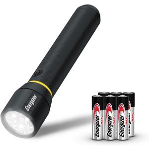 Energizer LED Flashlight Vision PRO, Ultra Bright 1000+ Lumens, IPX4 Water Resistant, Aircraft-Grade Aluminum LED Light, Rugged Metal Flash Light for Outdoors, Emergency Power Outage, Black