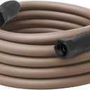 Flexzilla Colors SwivelGrip Garden Hose 5/8 in. x 50 ft., Lightweight All-Weather Water Hose, Durable and Flexible, Leak-Free Connections, Brown Mulch