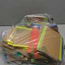 feela 96 Pack Composition Notebooks Bulk, Kraft Cover Lined Blank College Ruled Composition Travel Journals with Rainbow Spines For Women Students Business, 60 Pages, 8.3x 5.5, A5, 8 Colors