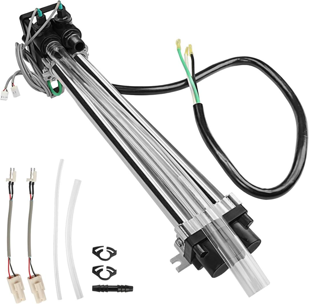 73790 Hot Tub Heater, Fit for 1995+ Hot Spring/Watkins, Heater Assembly with Low Flow, Double Barrel, 6.0kW, Auto-Reset HL, w/Sensors,1.5kw 12.5A 110V/6kw 25A 240V. OE 26-C3160-1S, C3160-1S, C3160-1