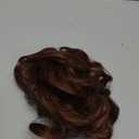 CJL HAIR Claw Clip Short Ponytail Hair Extensions DIY Bendable Metals Messy Bun Hair Piece for Wonen Wavy Curly Synthetic Fake Hairpieces Red Vino