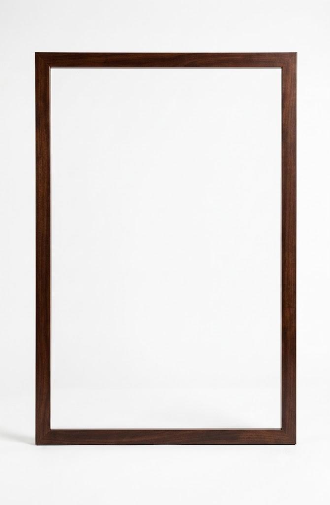 Canvas Floater Frame for 1 to 1 1/4 Deep Gallery-Wrapped Canvas, Modern Wood-Look Floating Frame for Finished Wall Art, Oil Paintings for Gallery Bedroom Studio, Made in USA(Dark Brown,24x36inch)