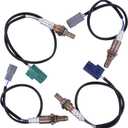 MOTOKU Upstream and Downstream Air Fuel Ratio Oxygen Sensor Set for Nissan Xterra Pathfinder Frontier 4.0L 2011 2012 O2 Sensor Front Rear Bank 1/2