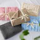 Bedsure Dog Blankets for Large Dogs Washable - Fluffy Fuzzy Cat Puppy Blanket with Premium 300GSM Coral Fleece Soft for Pet Kitten Doggy, White, 40x50"
