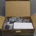 Consumest Corner Shower Caddy Standing - 3-Tier Stainless Steel Shower Organizer with Soap Holder and 4 Hooks, Large Capacity Corner Shelf Stand for Bathroom, Rest Room, Black