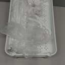 Diaper Caddy Organizer, 3-Tier Movable Diaper Cart with Wheels, Newborn Essentials Must Haves, Diaper Caddy for Wipes & Diapers, Baby Registry Search - Plastic White