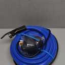 JDZKOMKE 25FT Heated Water Hose for RV,Heated Drinking Water Hose with Thermostat,Lead and BPA Free,1/2"Inner Diameter,Temperatures Down to -40°F Self-Regulating,Blue Appearance (25FT)