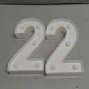 22nd Birthday Decorations for Women, 22 Party Decor for Men, Light Up Numbers 22 Centerpieces Table Sign, 22 Birthday Gifts for Her & Him