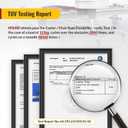 OLKIE Office Chair Wheels Roller Blade Caster 11mm All Black 3 Inch 10 Pack Chair Wheels for Office Rubber Rolling Set of 10 for Carpet Hardwood Floors Gaming Smooth & Silence Gliding