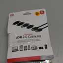 GE 3390127 6 ft. 4 in 1 USB Cable Kit44; Black