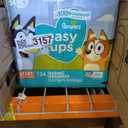 Easy Ups Girls & Boys Potty Training Pants, Size 5 (3T-4T), 124 Count, Bluey Absorbent Pull Up Training Underwear, Up to 100% Leakproof Day and Night, Hypoallergenic