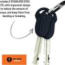 Kryptonite Kryptolok Mini-7 Bike U-Lock, Heavy Duty Anti-Theft Bicycle U Lock, 12.7mm Shackle with Mounting Bracket and Keys, High Security Lock for Bicycles Scooters