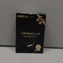 Coquimbo Tool Gifts for Men Him Dad Husband, Rechargeable LED Work Light BBQ Grill with Magnetic Base Hook, 360 Rotate Mechanic Flashlight Mens Easter Birthday Gifts (2 Pack Black)