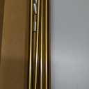 Brushed Brass M10 Threaded Extension Rod for Pendant Light, Island Lighting, Chandeliers,Lighting Fixture downrods & Stems,12 Inches 11.4mm OD (0.449) x 300mm L (11.81)