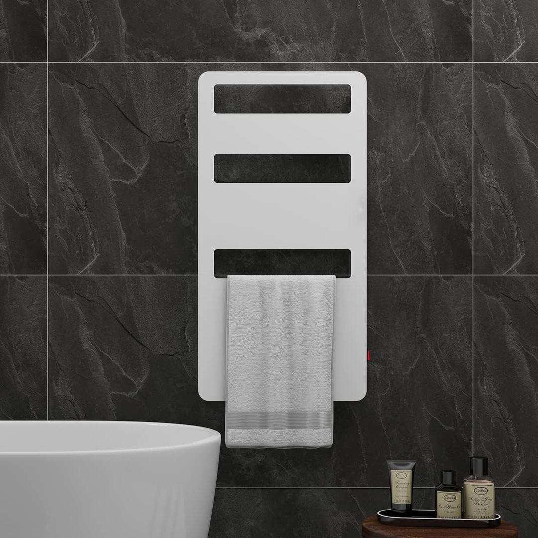 Heated Towel Rack for Bathroom, Towel Warmer Wall Mounted, Electric Towel Warmers for Bathroom, Bath Towel Heater, Towel Drying Rack- 35.4 x18 inch (Mechanical Switch-35.4x18 inch)