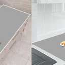 AECHY Silicone Mats for Kitchen Counter 36"x24"x0.08" + Extra Large Silicone Mat 47"x23.6"x0.08", Dark Gray