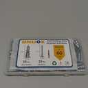 Metal Self Drilling Drywall Anchors,110PCs Hollow Zinc Sheetrock Anchors and Screws Kit, 55 Heavy Duty Wall Anchors and 55 Pan Head Screws,60LB Hanging