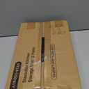 Expandable Cabinet Shelf Organizer Rack, Stackable Kitchen Counter Storage Shelves Stand, Adjustable Height Pantry Shelf Spice Rack (Black, 2 Pack) (7.87''D*13-20''W*8.27''H)